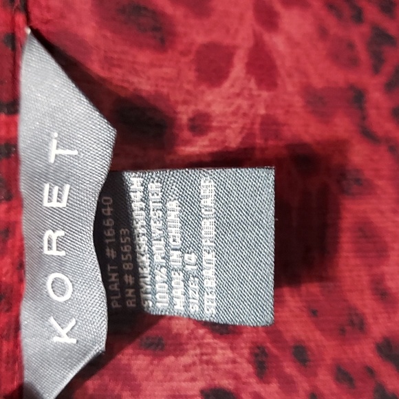 Koret blouse long sleeve size 14 sheer (InvW140) - Picture 2 of 5